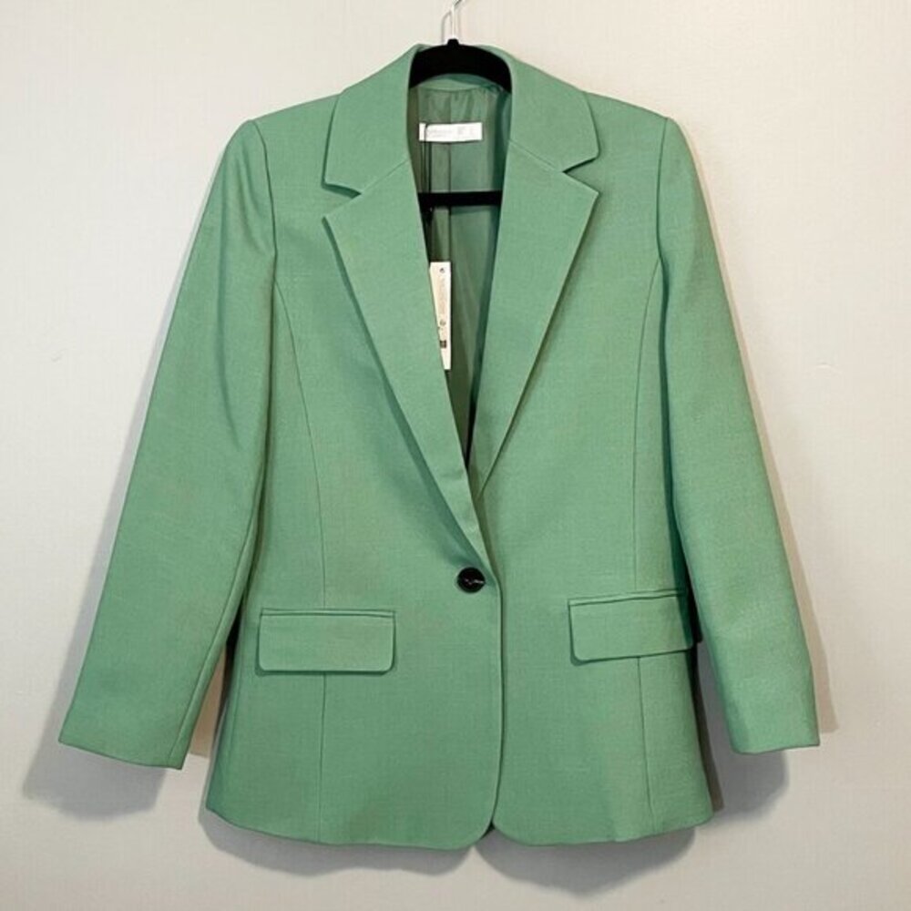 New Primark Relaxed Blazer Green 2, XS